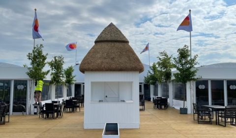 The Open 2021 thatched hut