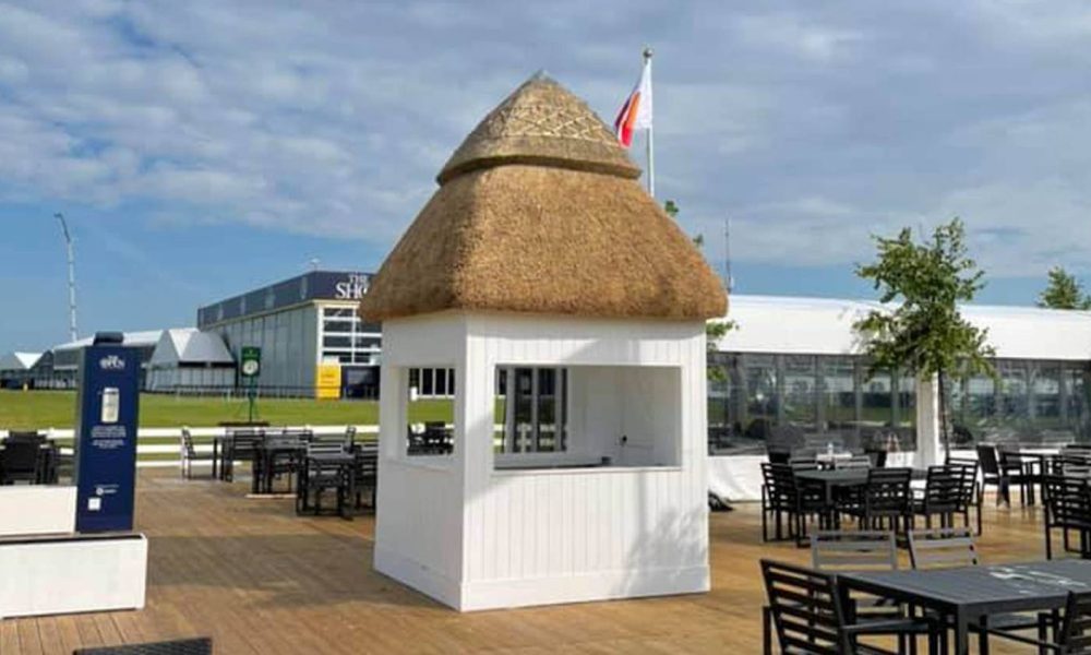 Royal St George’s for MasterCard thatched hut full view