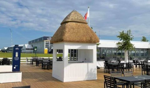 Royal St George’s for MasterCard thatched hut full view